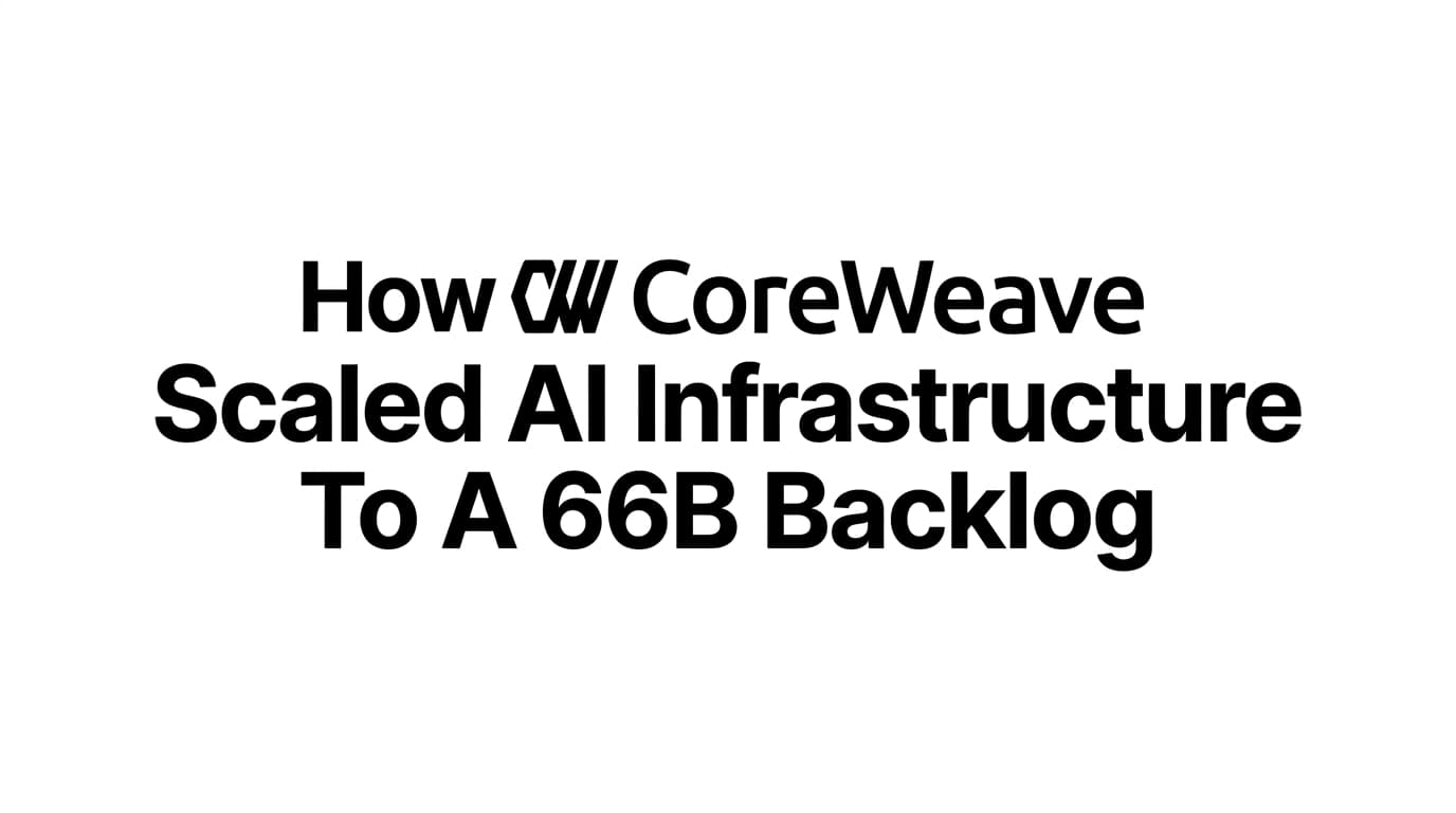 How CoreWeave Scaled AI Infrastructure To A 66 Billion Backlog